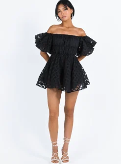 Princess Polly Pascali Mini Dress Black Cheap