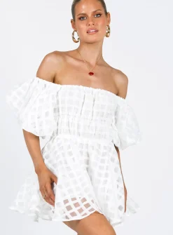 Princess Polly Pascali Mini Dress White Fashion