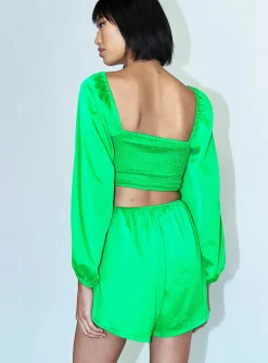 Princess Polly Paxton Romper Green Fashion