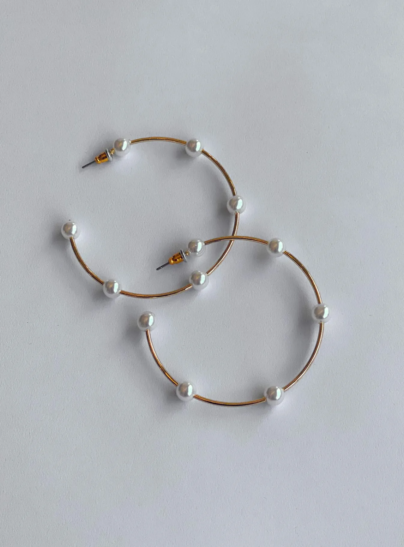 Princess Polly Pearce Hoop Earrings Gold Store