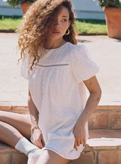 Princess Polly Pelton Mini Dress White Flash Sale