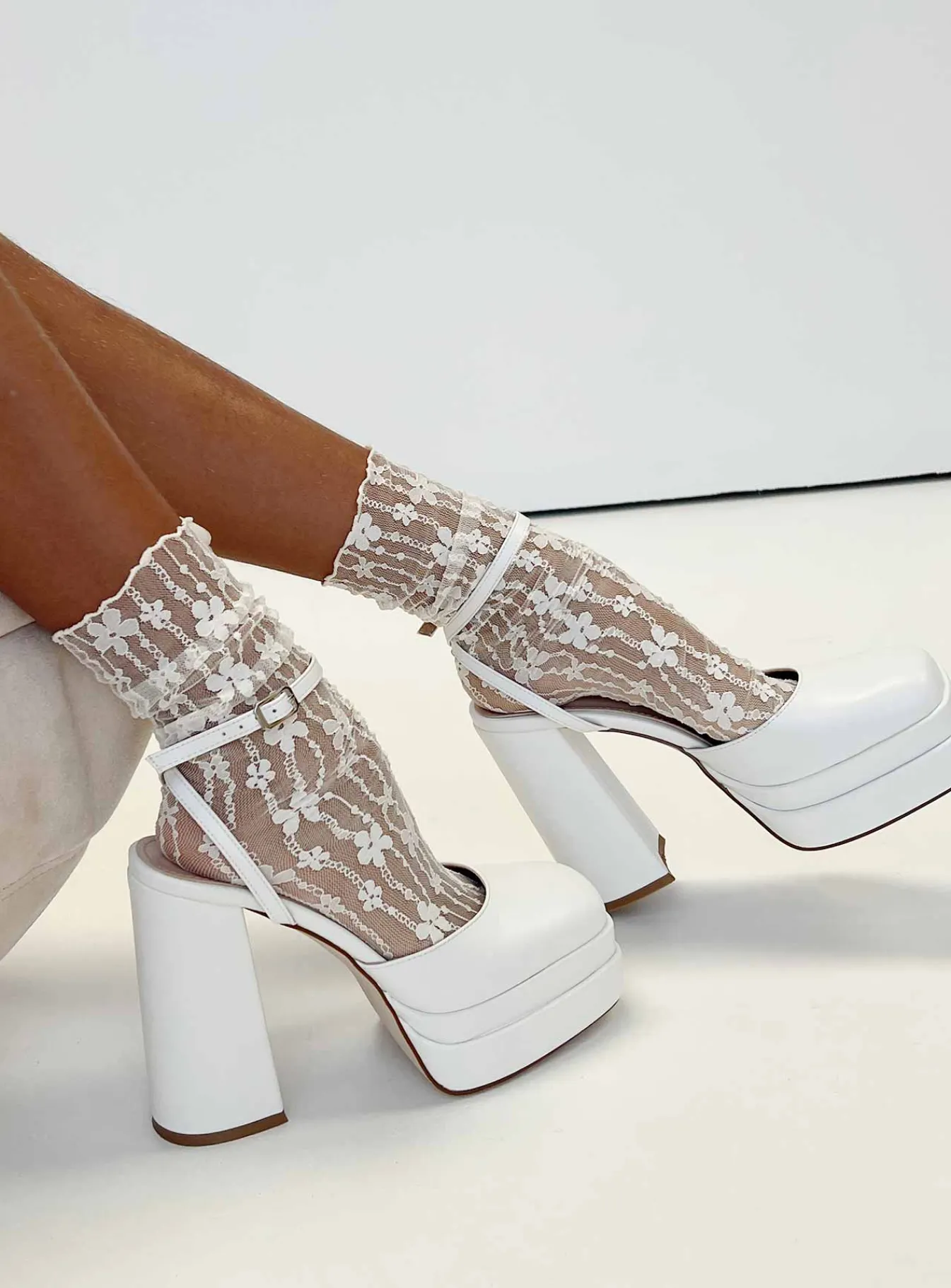Princess Polly Pemberton Socks White Sale