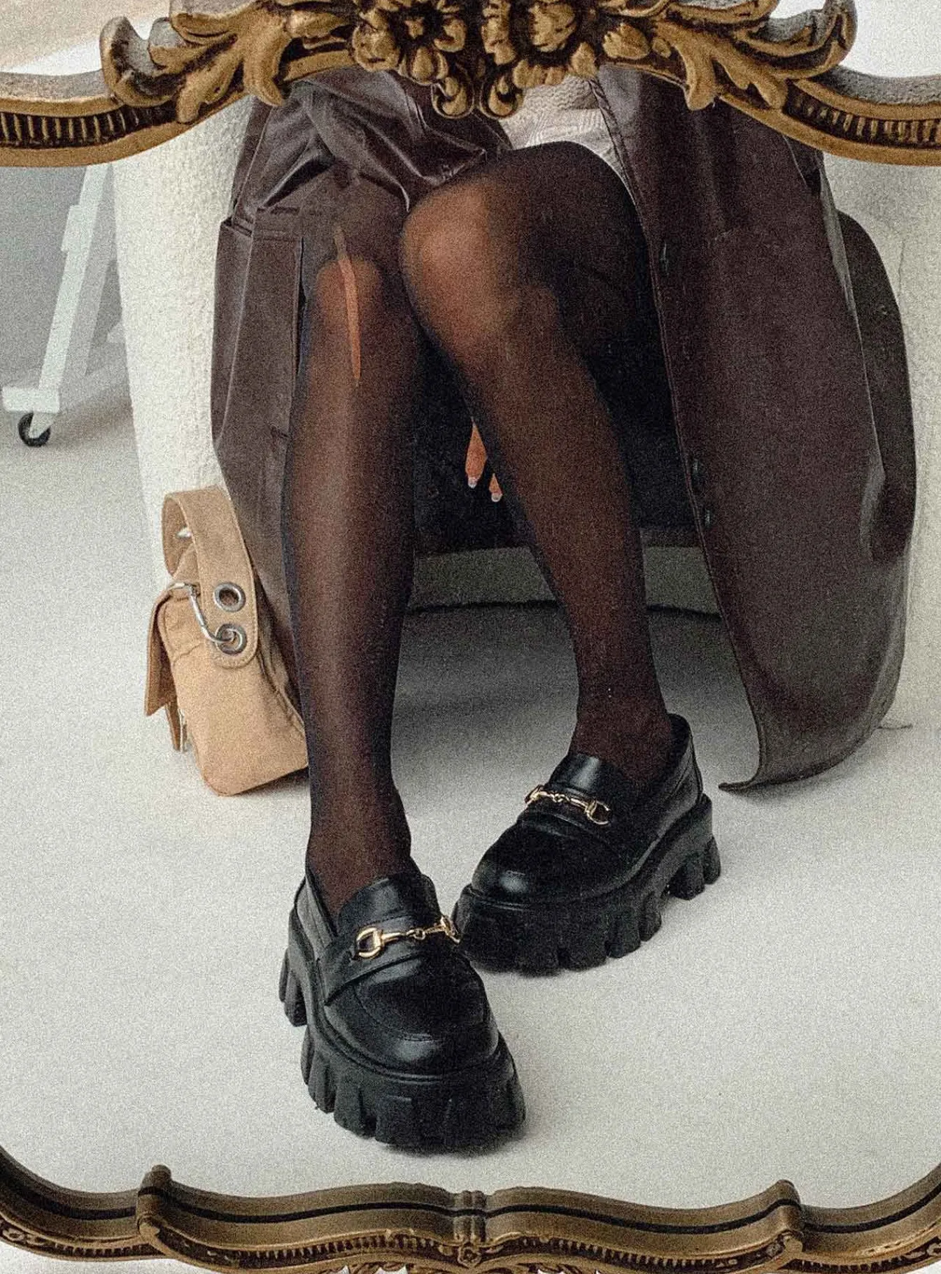 Princess Polly Penny Lane Loafer Black Hot