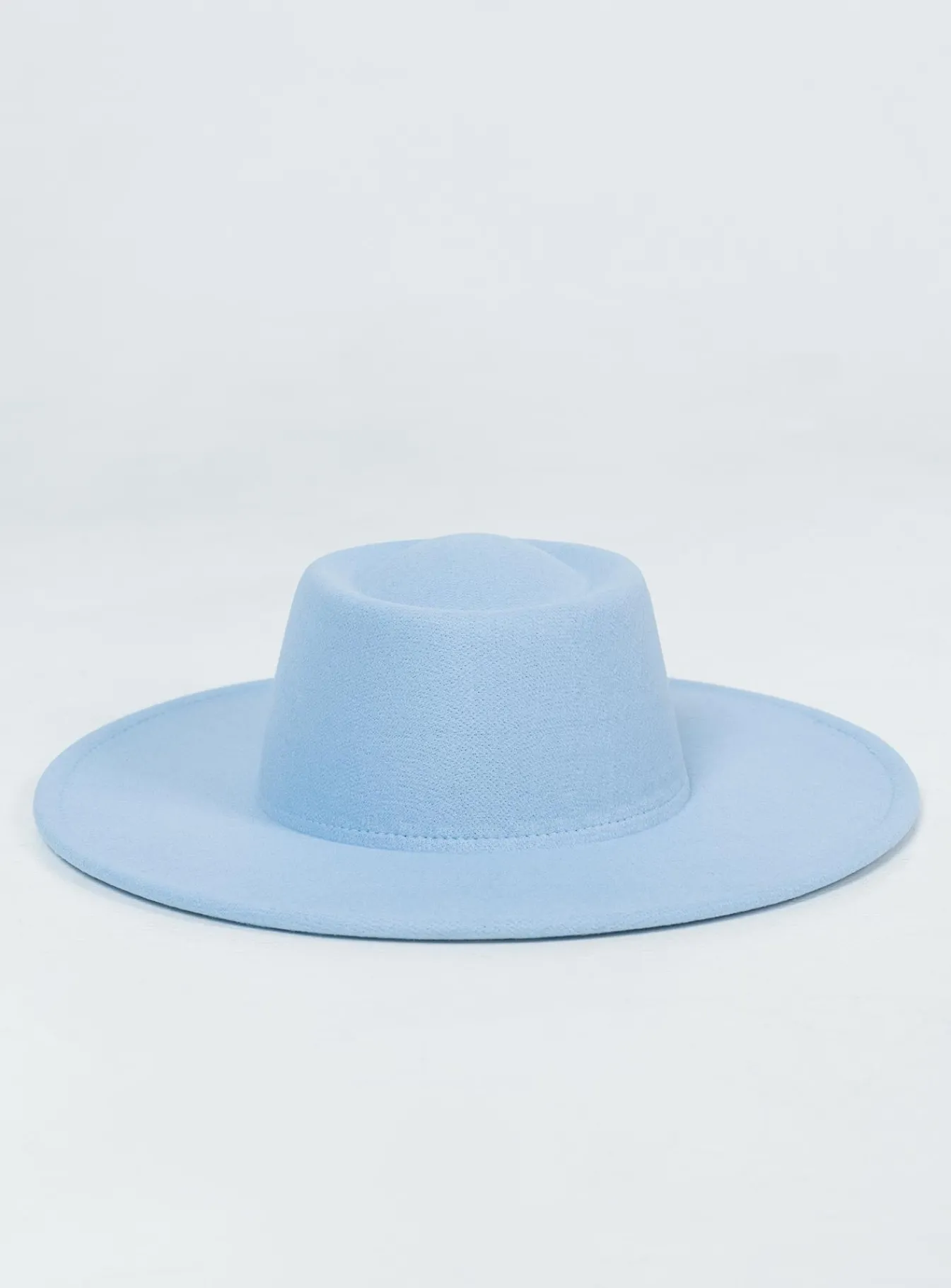 Princess Polly Perito Boater Hat Blue Hot