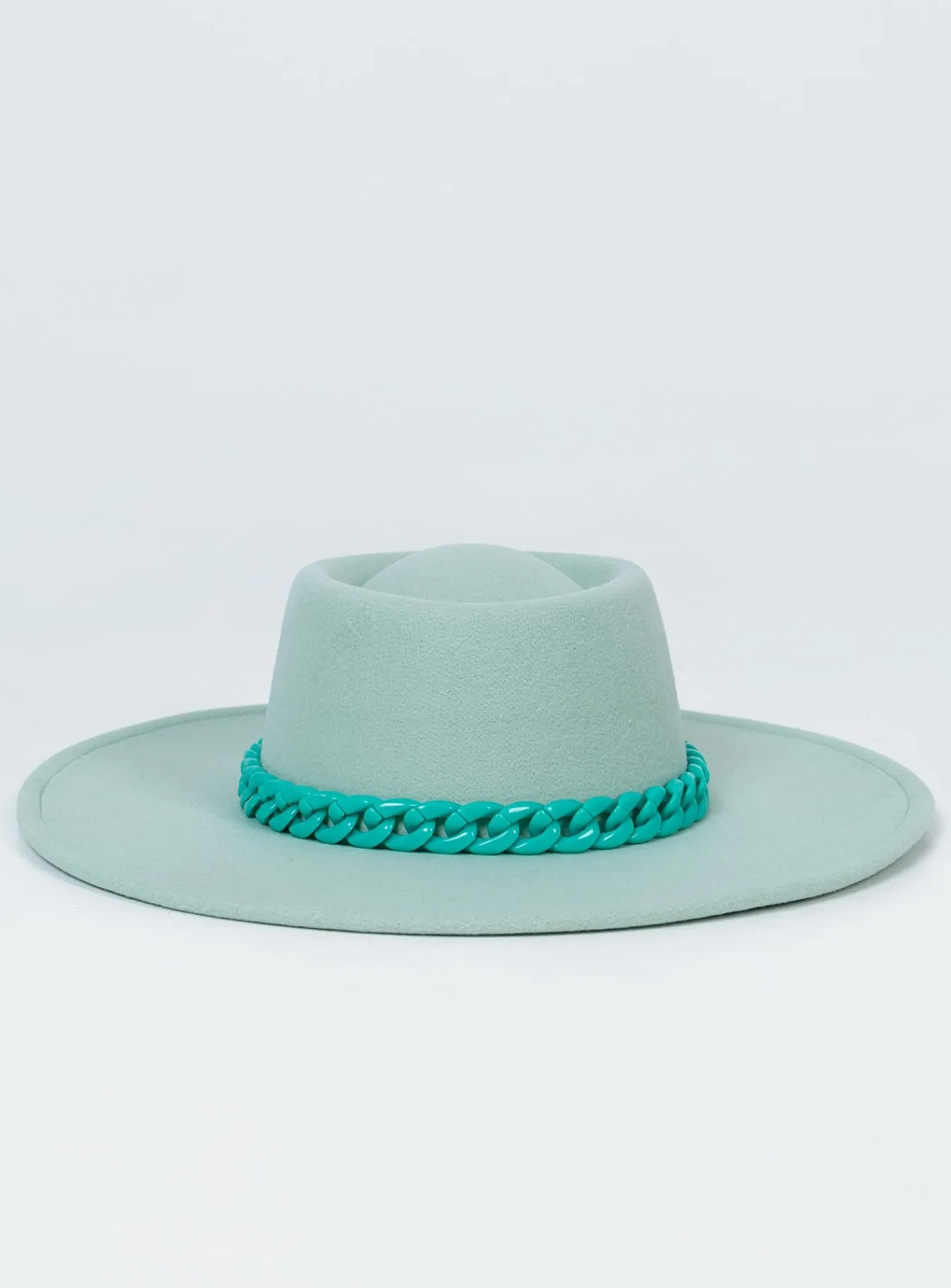 Princess Polly Perito Boater Hat Green Sale