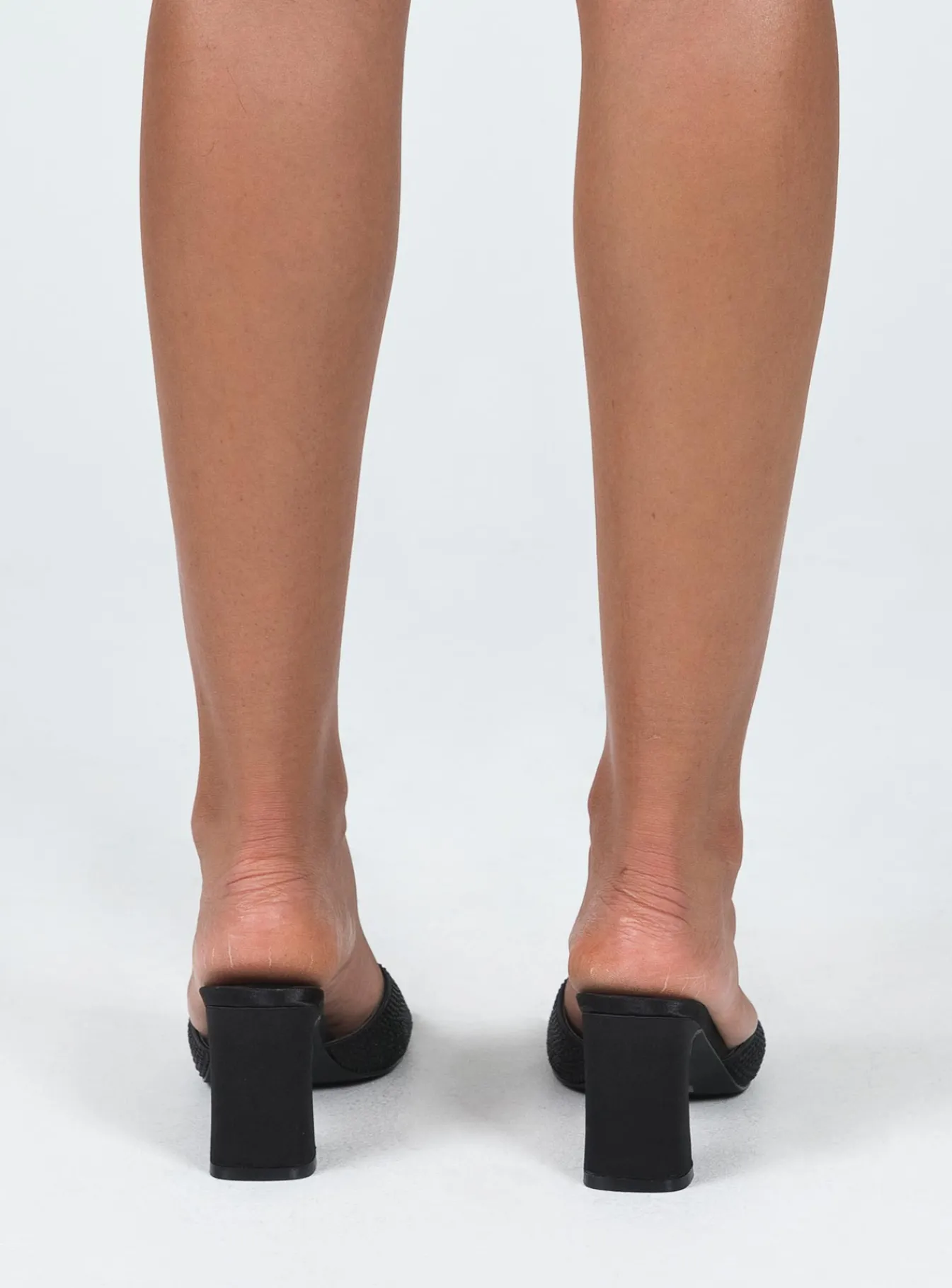Princess Polly Perlie Heels Black Fashion
