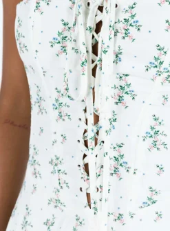 Princess Polly Peroli Corset Mini Dress  Floral Discount