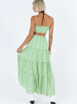 Princess Polly Perrin Set Green Floral Store