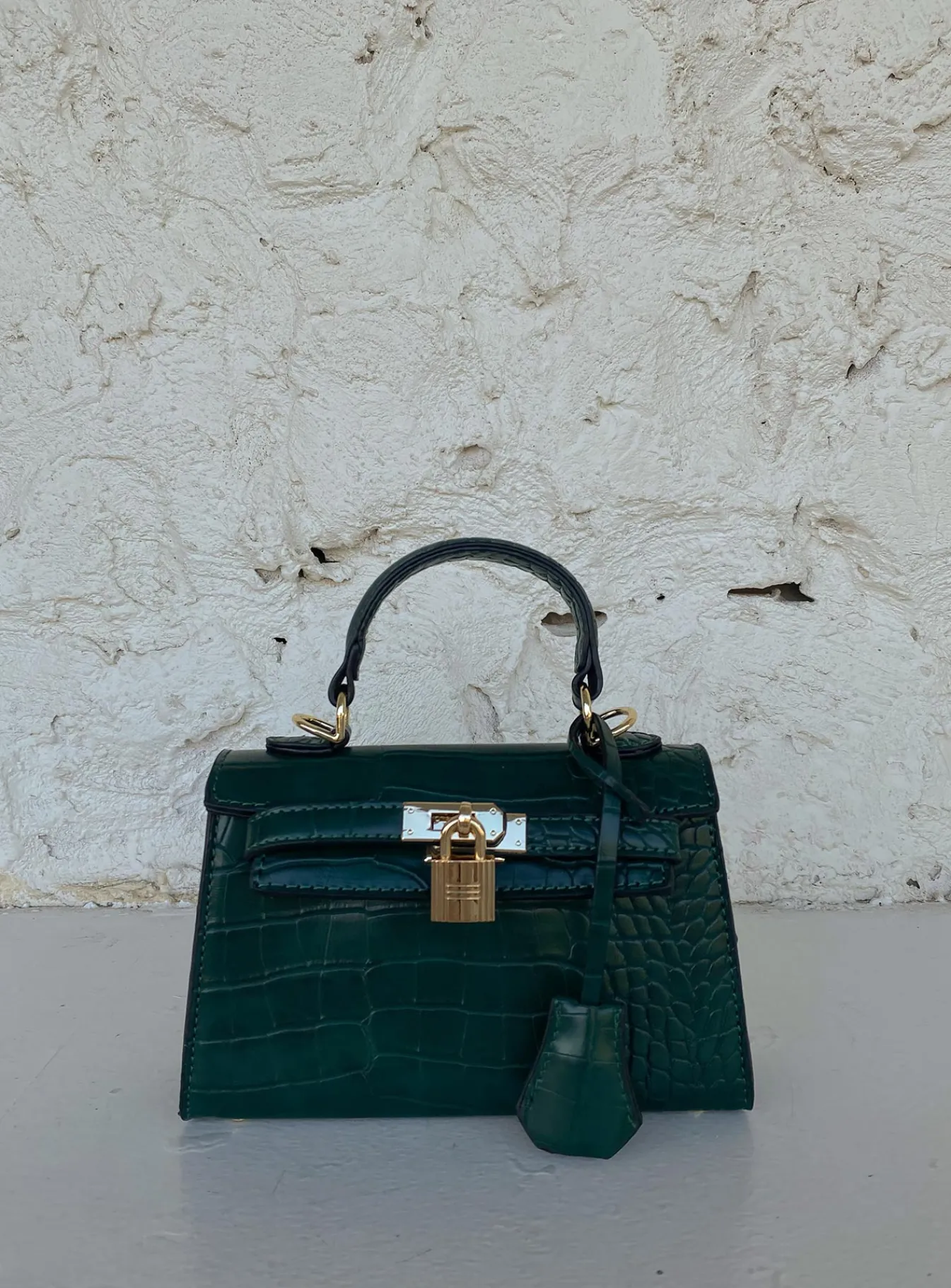 Princess Polly Peta &Amp; Jain Hedi Mini Top Handle Bag Green Croc Discount