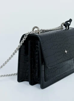 Princess Polly Peta &Amp; Jain Lissycroc / Silver Black New
