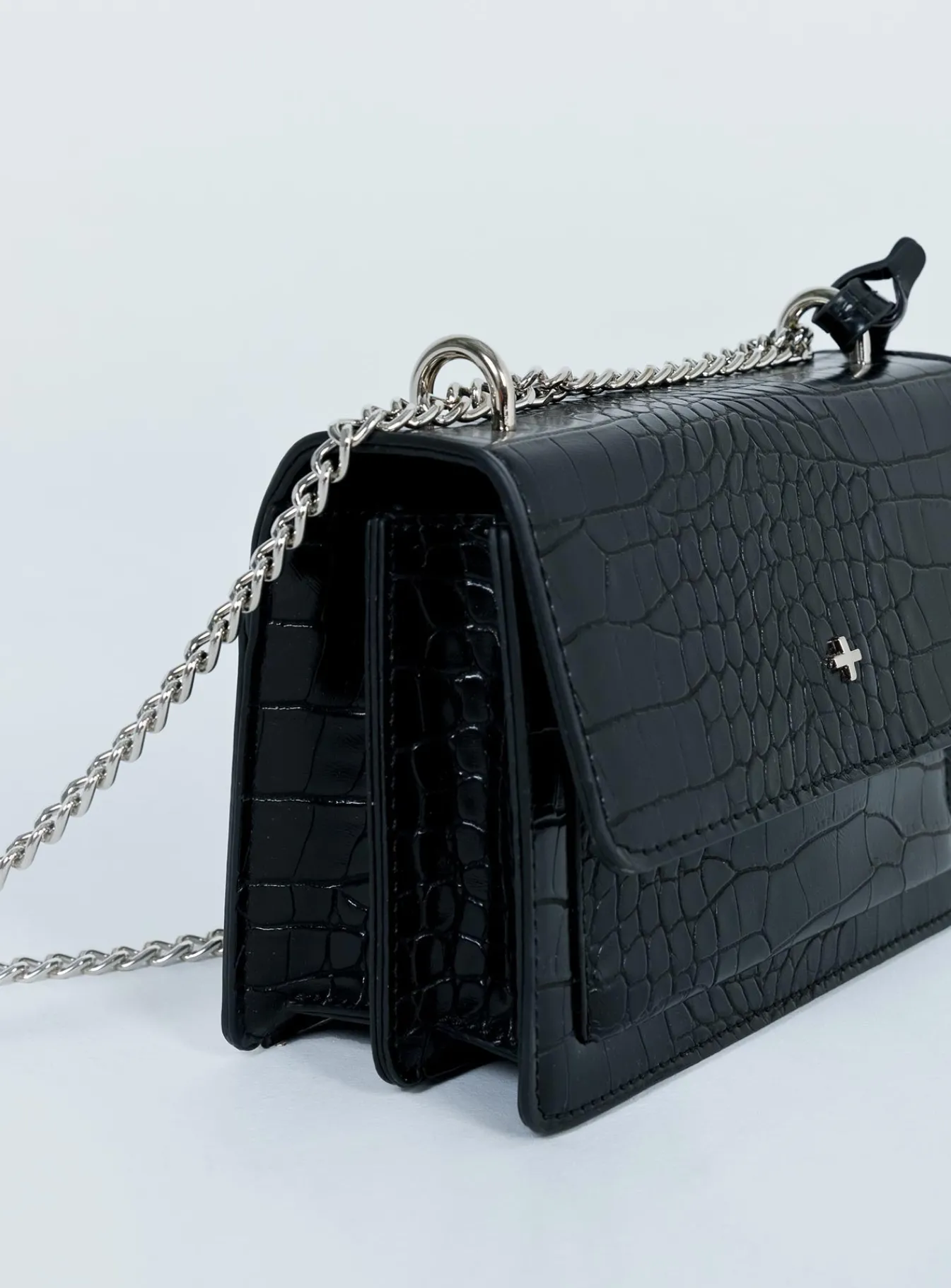 Princess Polly Peta &Amp; Jain Lissycroc / Silver Black New