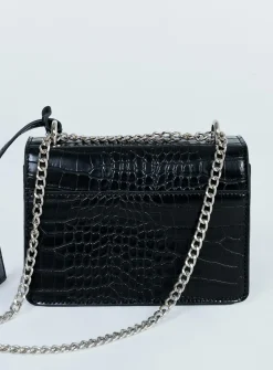 Princess Polly Peta &Amp; Jain Lissycroc / Silver Black New