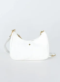 Princess Polly Peta &Amp; Jain Paloma Crossbody Bag White Pebble / Gold   White / Gold Hot