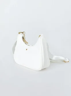 Princess Polly Peta &Amp; Jain Paloma Crossbody Bag White Pebble / Gold White / Gold Hot