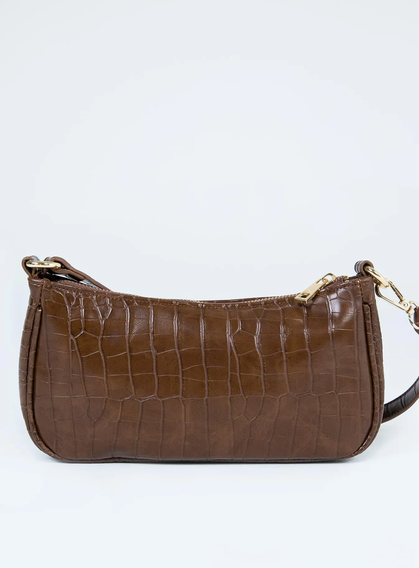 Princess Polly Peta &Amp; Jain Piper Bag Chocolate Croc Brown Croc Outlet