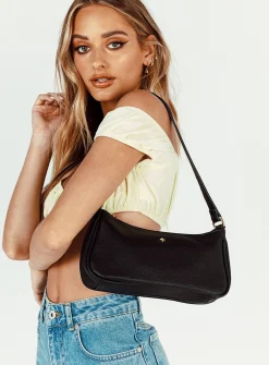 Princess Polly Peta &Amp; Jain Piper Bagpebble   Black Hot