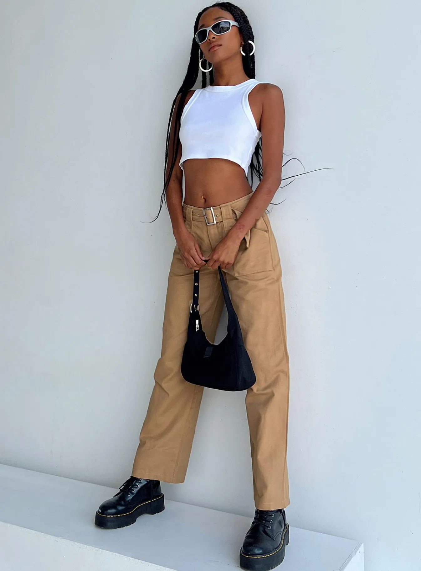 Princess Polly Phelps Cargo Pants Camel Best