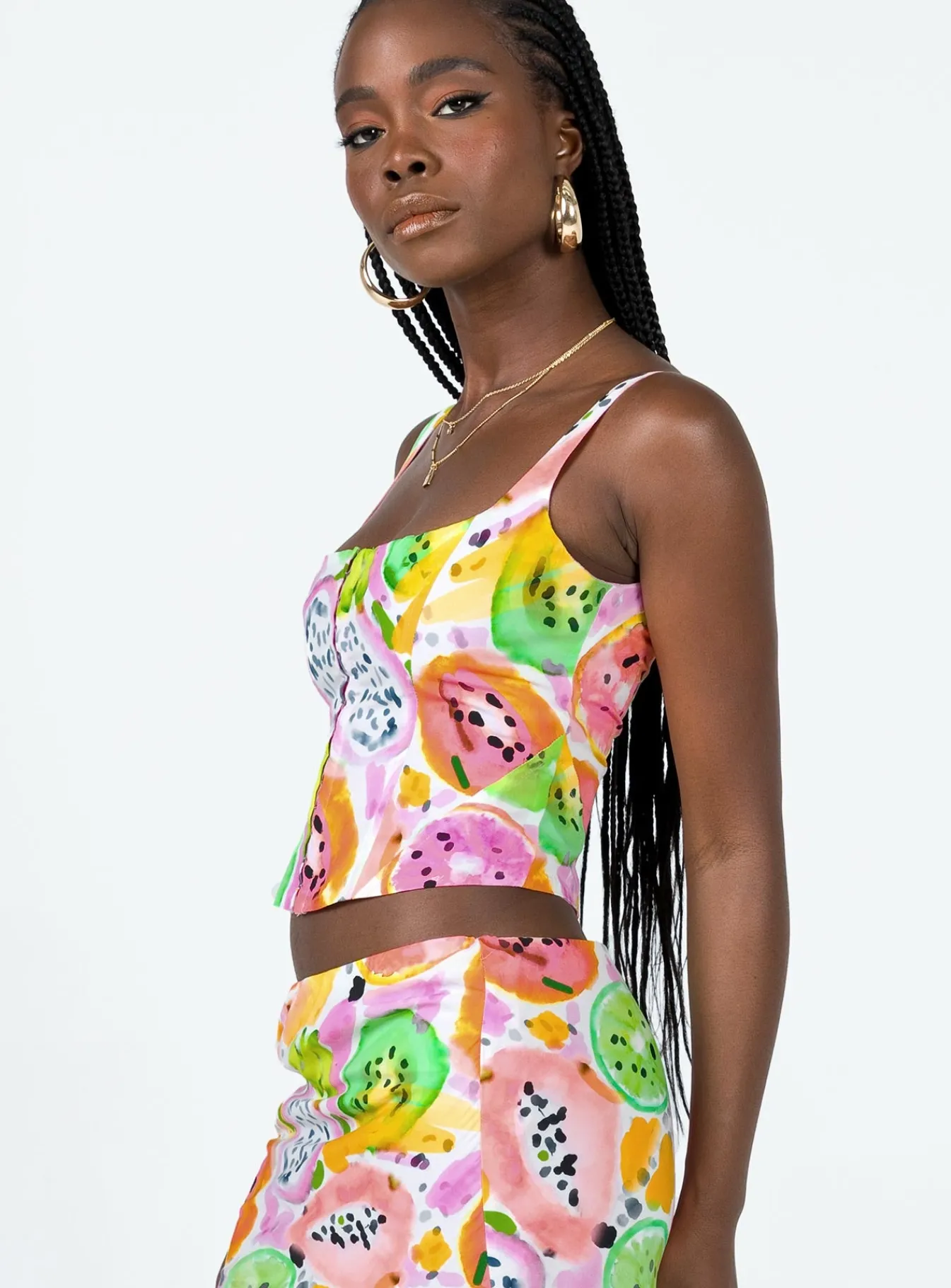 Princess Polly Pinacolada Corset Multi Hot