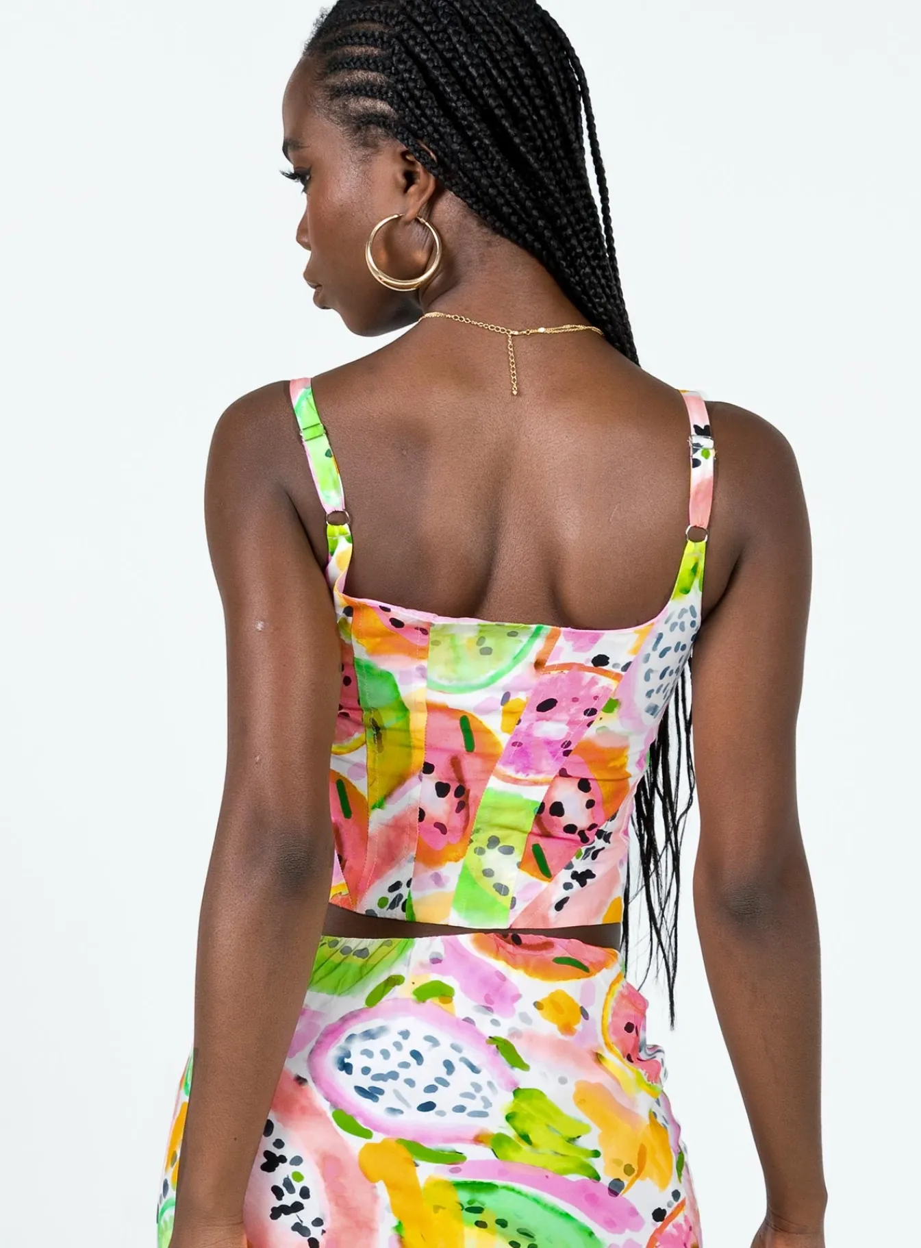 Princess Polly Pinacolada Corset Multi Hot