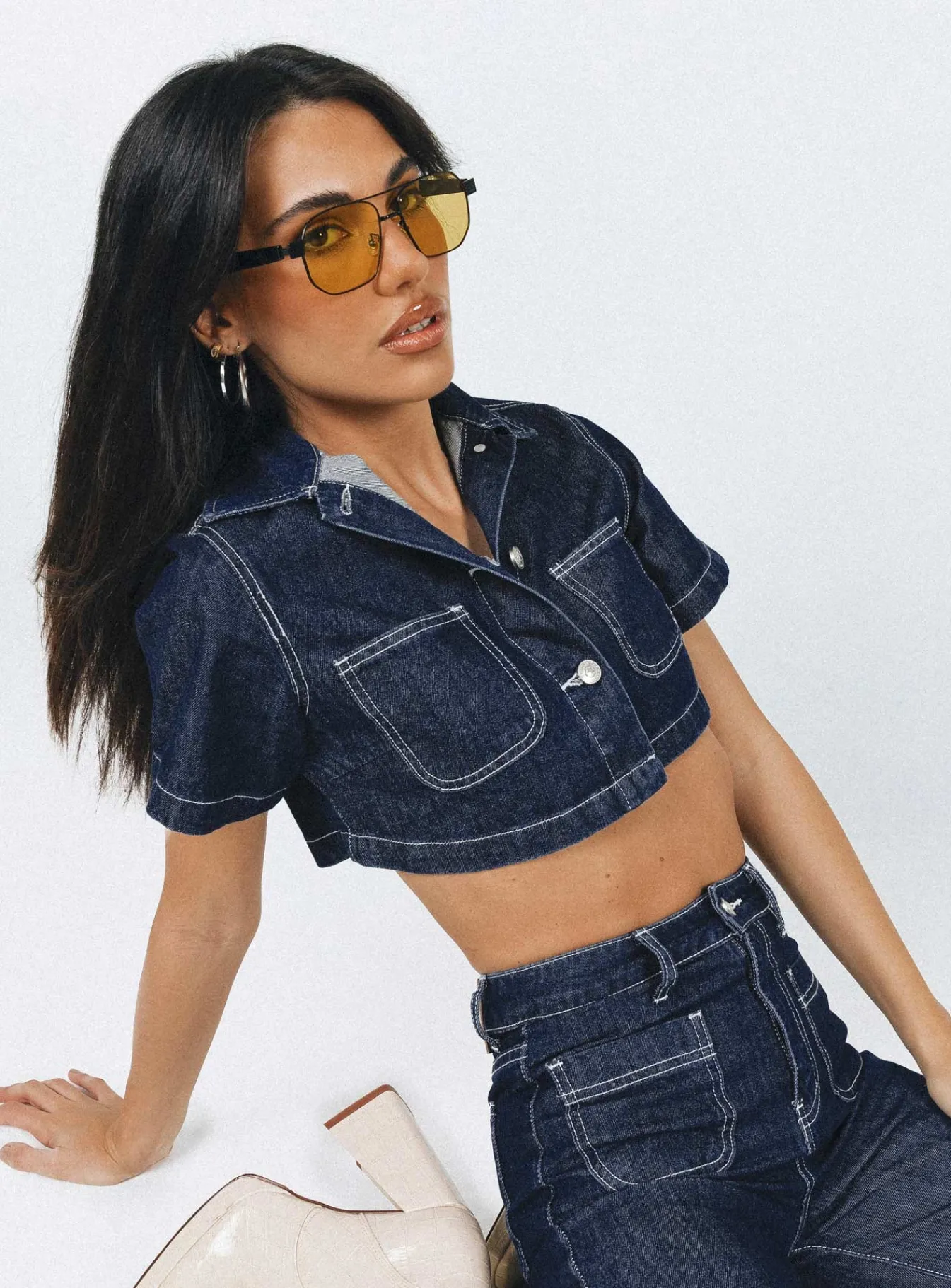 Princess Polly Pioneerjacket Denim Outlet