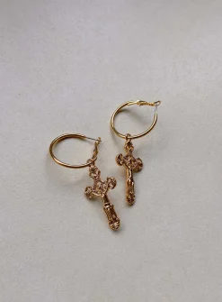 Princess Polly Pironen Earrings  Gold Shop