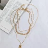 Princess Polly Plazzo Necklace Set  Gold Flash Sale