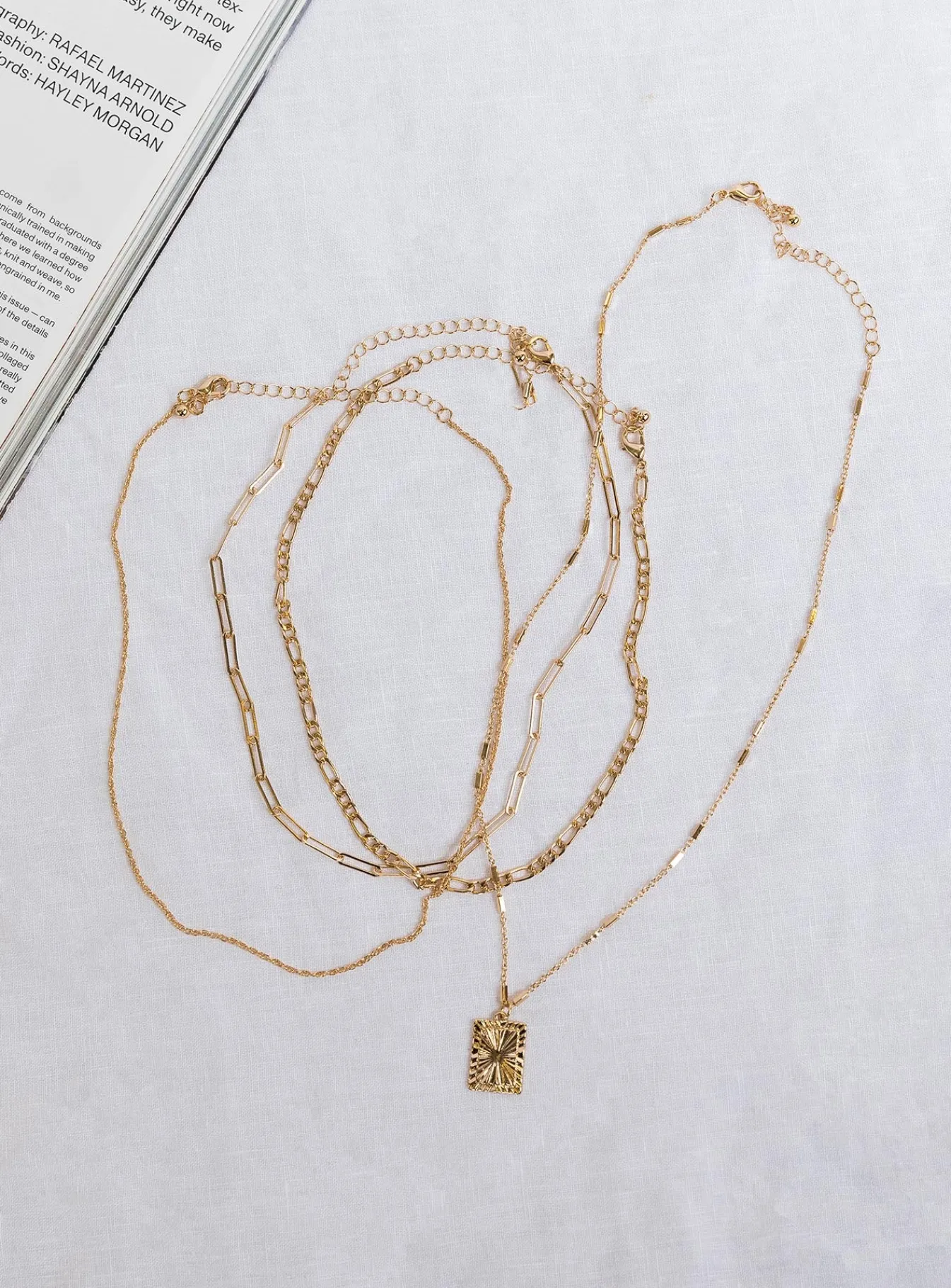 Princess Polly Plazzo Necklace Set Gold Flash Sale