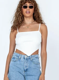 Princess Polly Polina Top  White Cheap