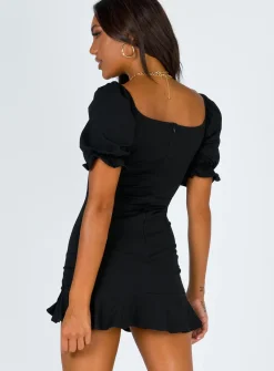 Princess Polly Precious Thing Mini Dress Black Outlet