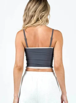 Princess Polly Premier Layered Tank Top Slate Online