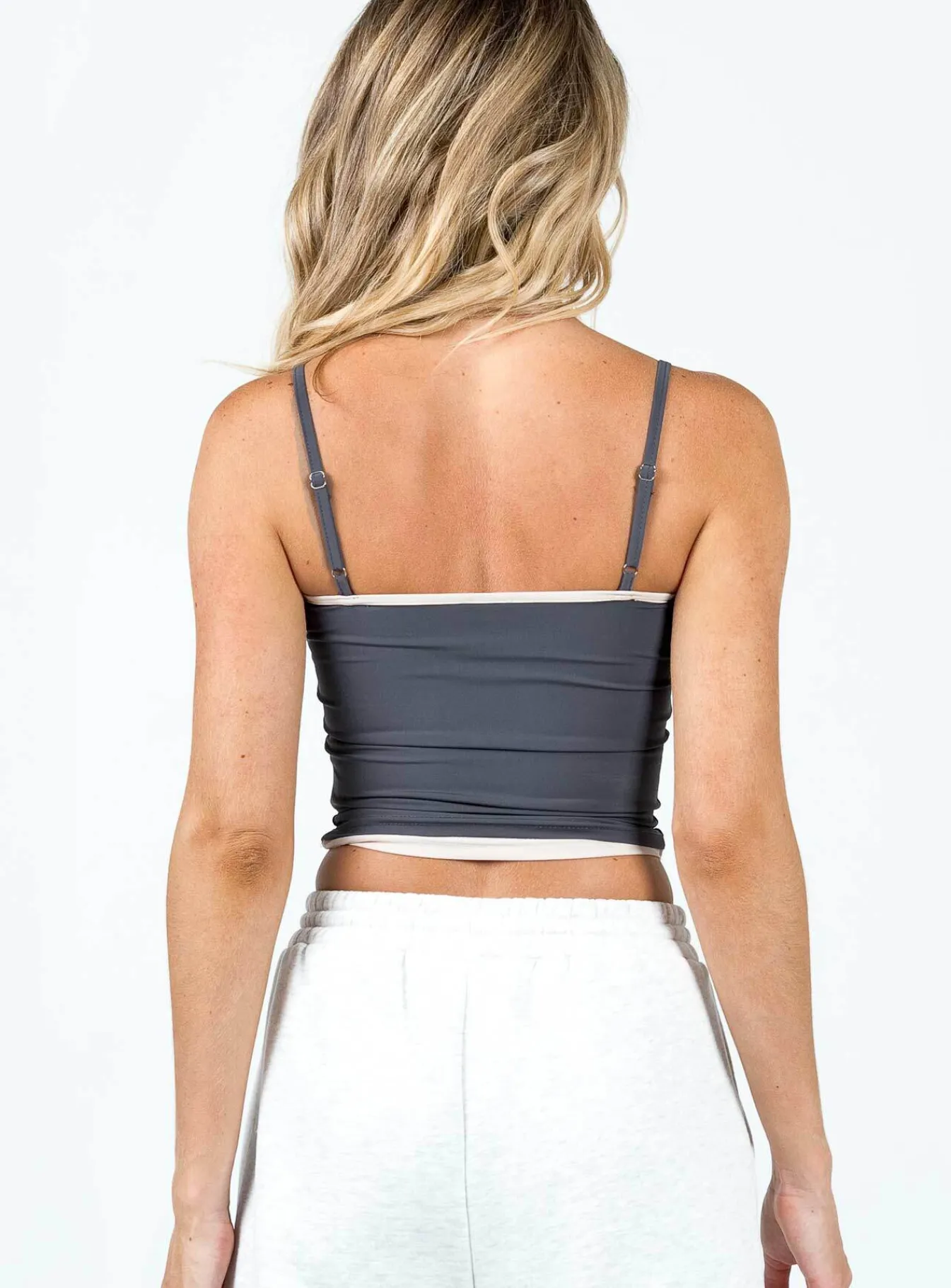 Princess Polly Premier Layered Tank Top Slate Online