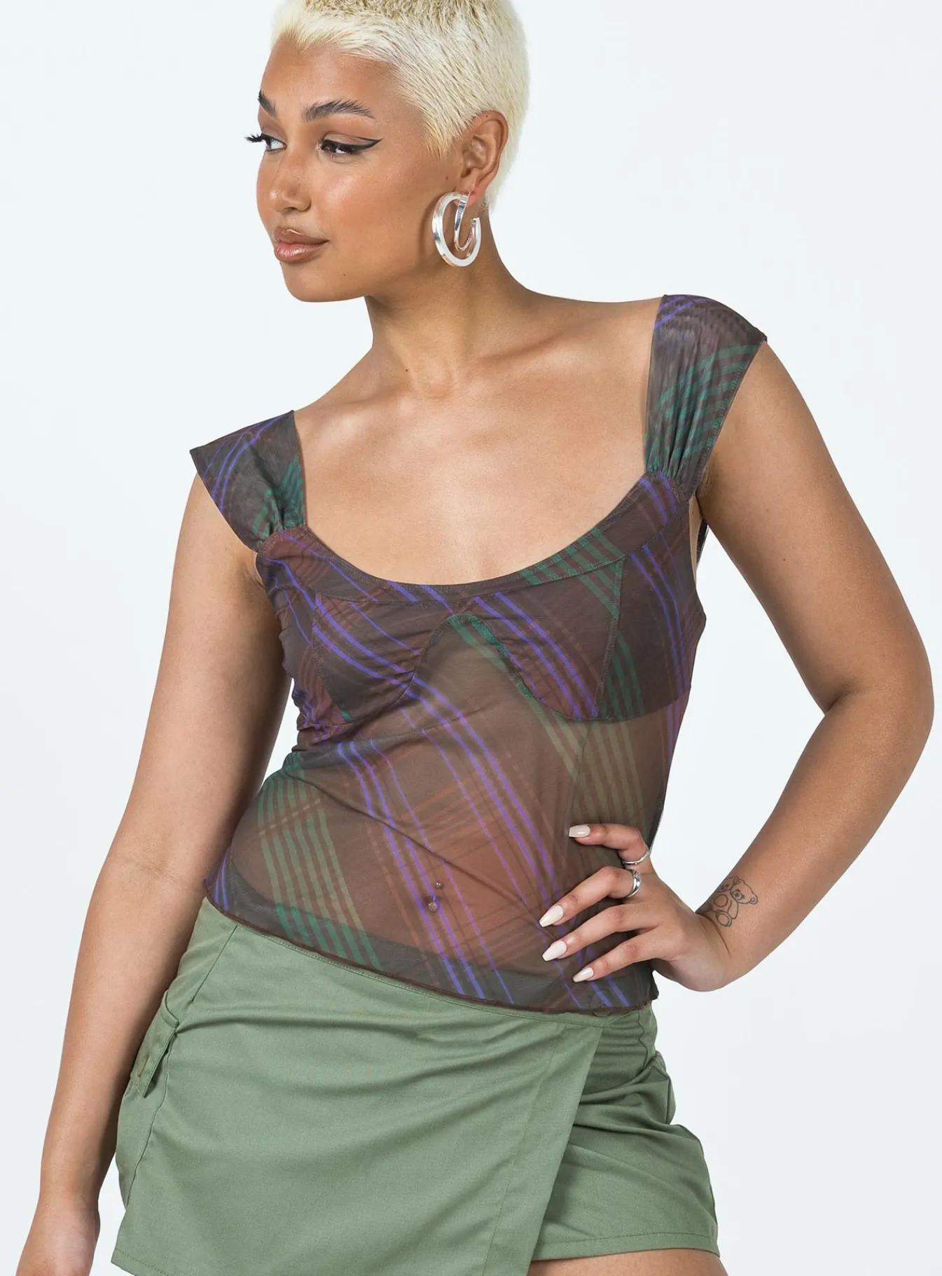Princess Polly Prep In Your Step Top Multi Store