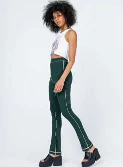 Princess Polly Presley Pants Green Flash Sale