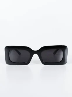 Princess Polly Prosser Sunglasses  Black Cheap