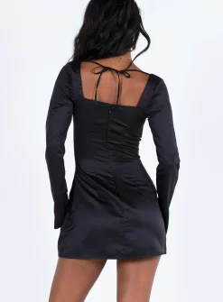 Princess Polly Provence Mini Dress Black Store