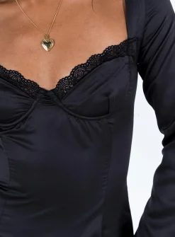 Princess Polly Provence Mini Dress Black Store