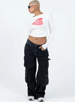 Princess Polly Pucker Up Top  Ivory Best Sale
