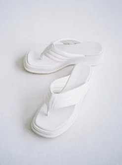 Princess Polly Pump It Up Platforms White Clearance