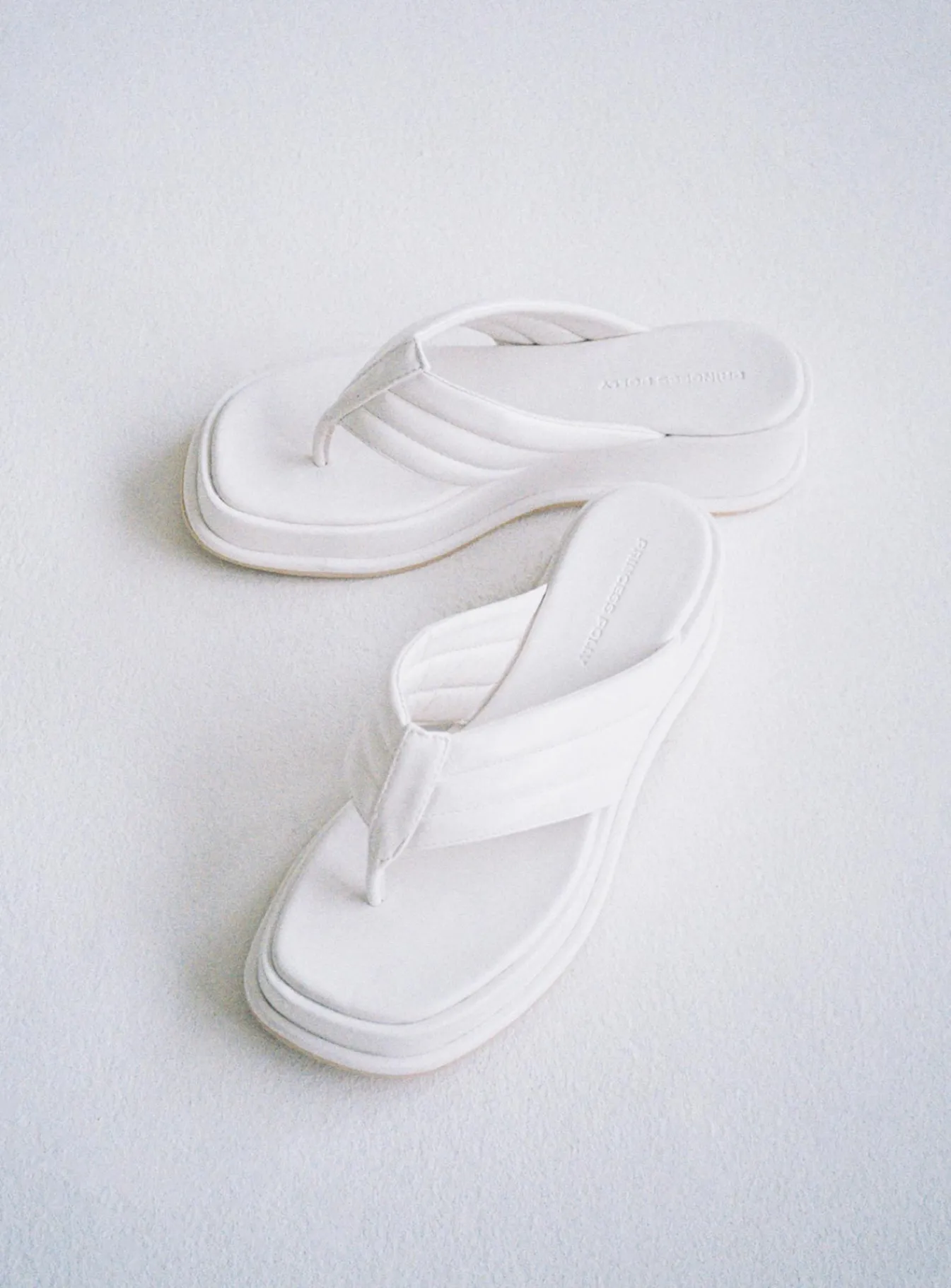 Princess Polly Pump It Up Platforms White Clearance