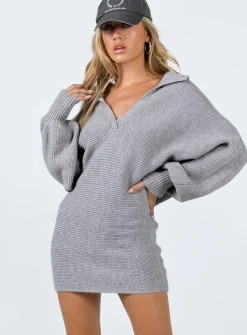 Princess Polly Quinten Mini Dress  Grey Online