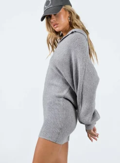 Princess Polly Quinten Mini Dress Grey Online
