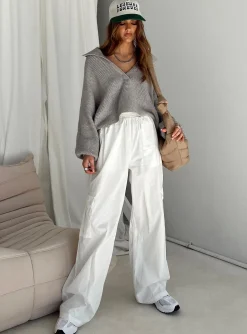 Princess Polly Quinten Sweater Grey Cheap