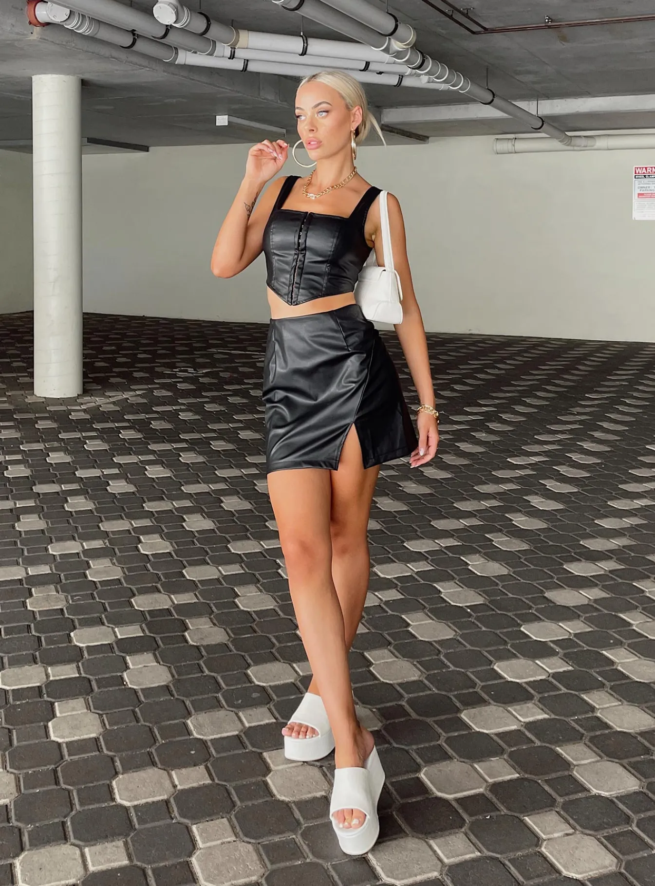 Princess Polly Rachael Top Black Flash Sale