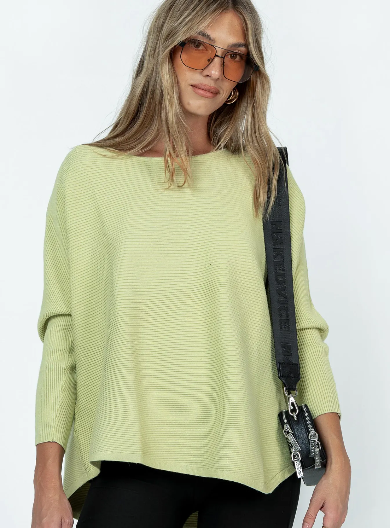 Princess Polly Radio Star Sweater Green Discount