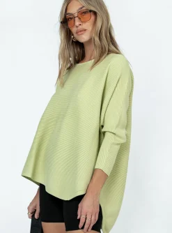 Princess Polly Radio Star Sweater Green Discount