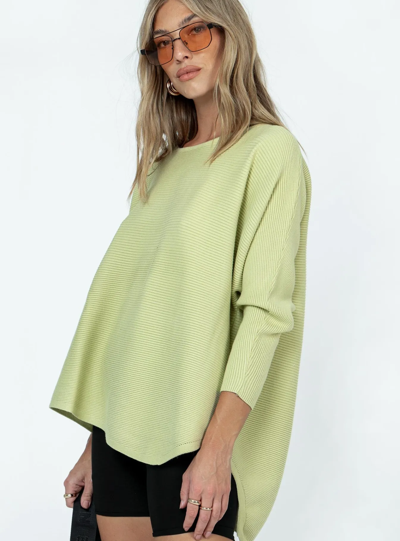 Princess Polly Radio Star Sweater Green Discount