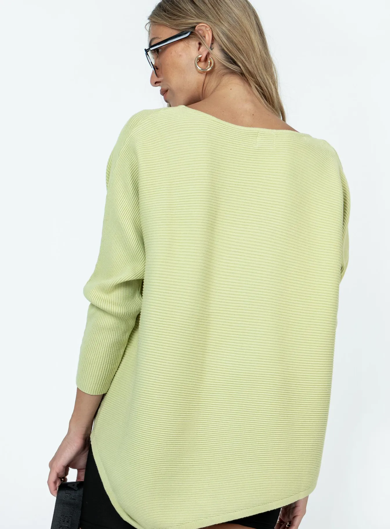 Princess Polly Radio Star Sweater Green Discount