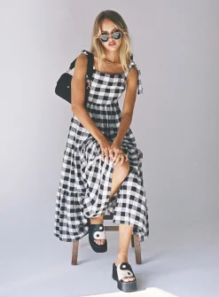 Princess Polly Rae Midi Dress Black Best Sale