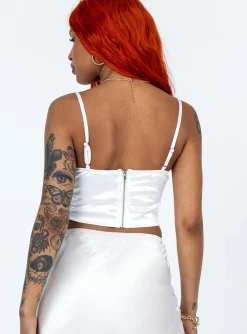 Princess Polly Rafael Top  White Shop