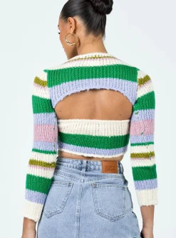Princess Polly Ragetti Stripe Bolero Multi Sale